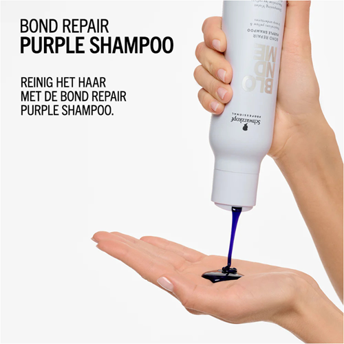 Schwarzkopf BlondMe Bond Repair Purple Shampoo - 300 ml-3