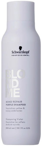 Schwarzkopf BlondMe Bond Repair Purple Shampoo - 300 ml