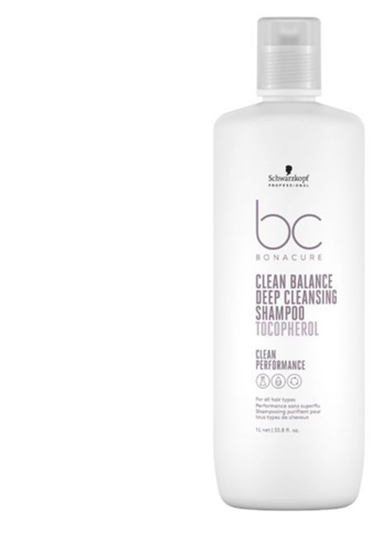 Schwarzkopf Bonacure Clean Balance Deep Cleansing Shampoo - 1000 ml
