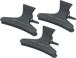 Sibel Carbon Verdeelclips 8,5 cm - 3 st