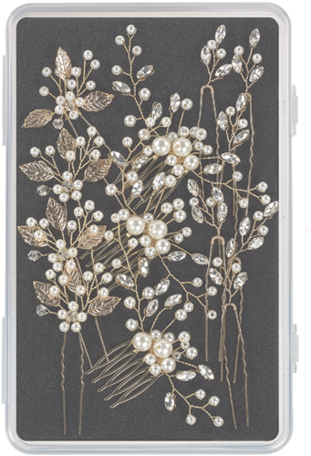 Sibel Decoratieve Haarspelden Goudkleur - 13 stuks