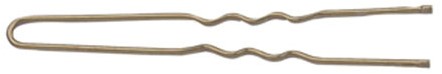 Sibel Wavy Opsteekspelden - bruin 60 mm - 50 st