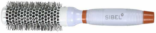 Sibel Thermische borstel met siliconen handvat - 33 mm