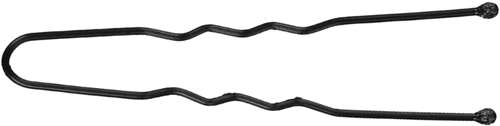 Sibel Wavy Opsteekspelden - zwart 50 mm - 25 st