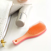 Tangle Teezer Ultimate Detangler Mini Brush - Salmon Pink Apricot-2