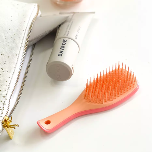 Tangle Teezer Ultimate Detangler Mini Brush - Salmon Pink Apricot-2