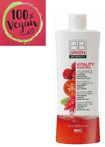BB Green - Vitality Cocktail - Regenerating Face Cleansing Milk - 250 ml