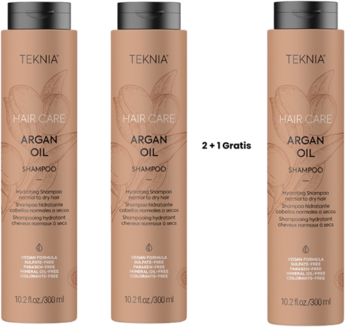 Volumevoordeel Lakmé Teknia Argan Oil Shampoo - 300 ml - 2 + 1 gratis-2