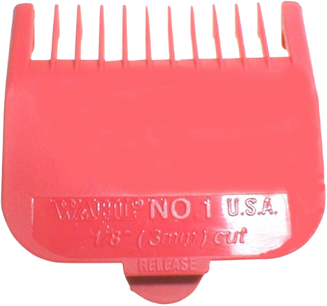 Wahl Opzetkam Nr. 1 - 3 mm Rood