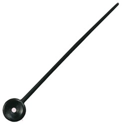 Comair Plastic spelden 100 stuks zwart
